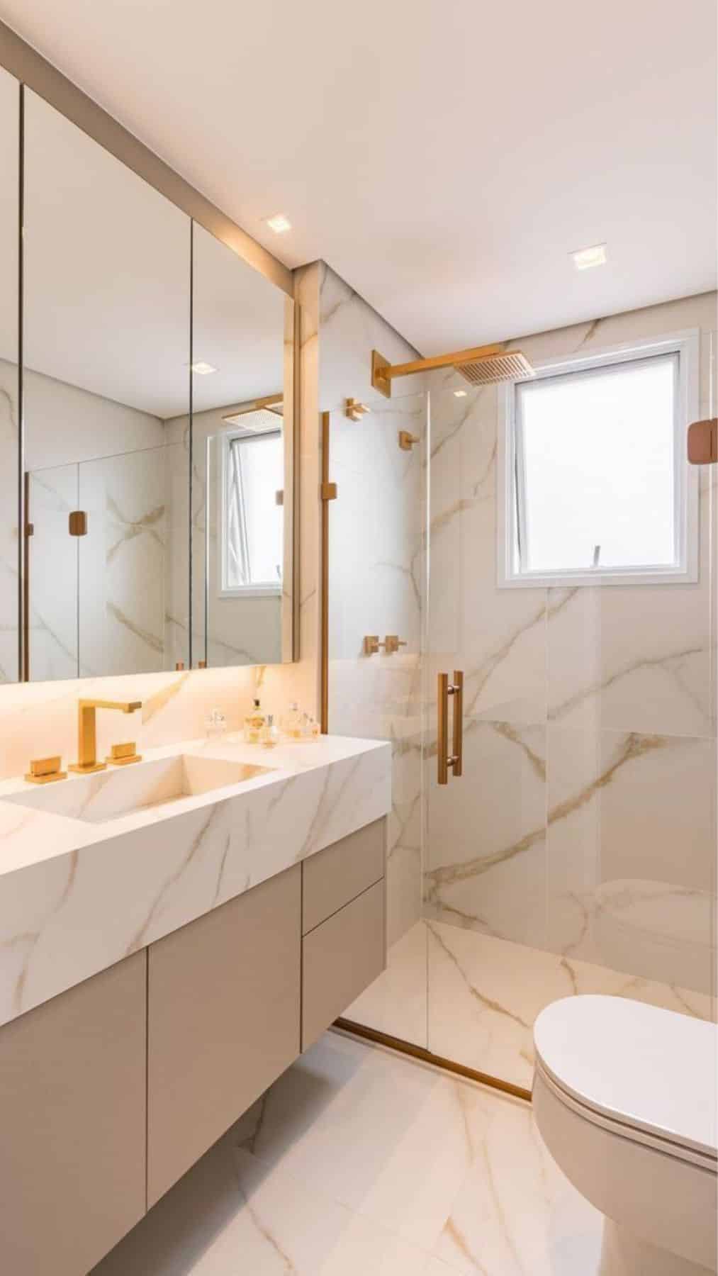 banheiro pequeno apartamento