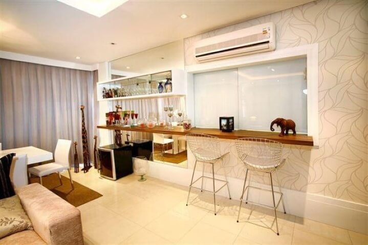 bar embutido apartamento