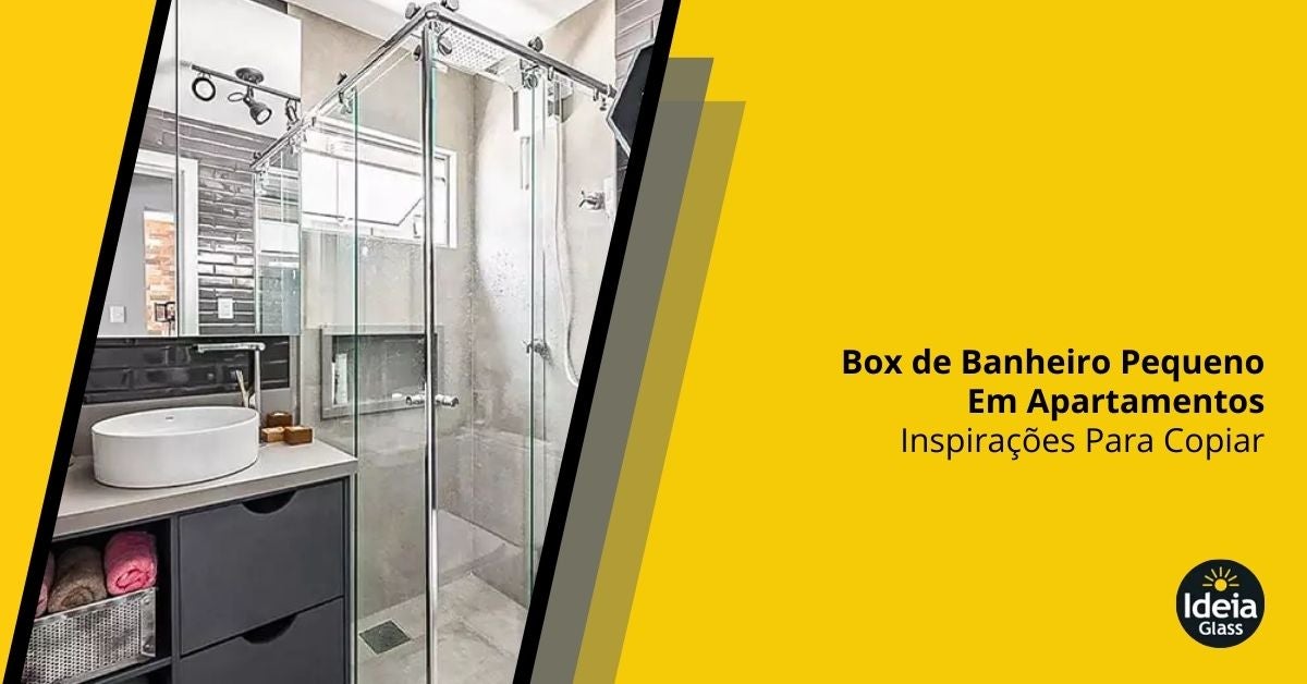 box de correr banheiro pequeno