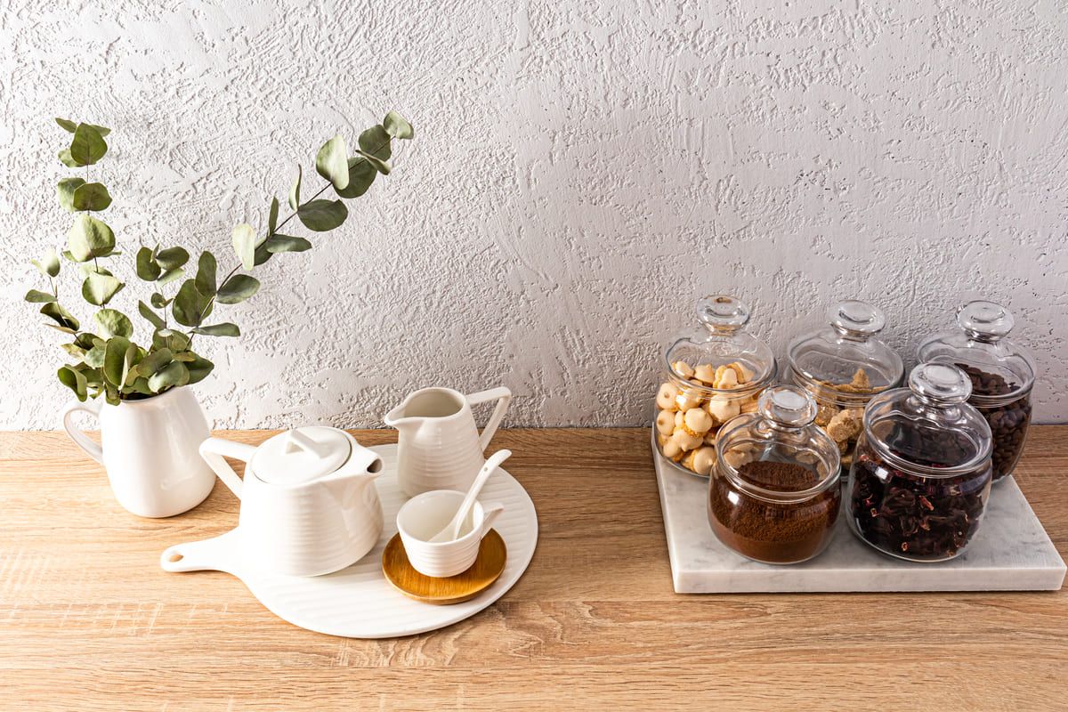 cantinho do café pequeno moderno