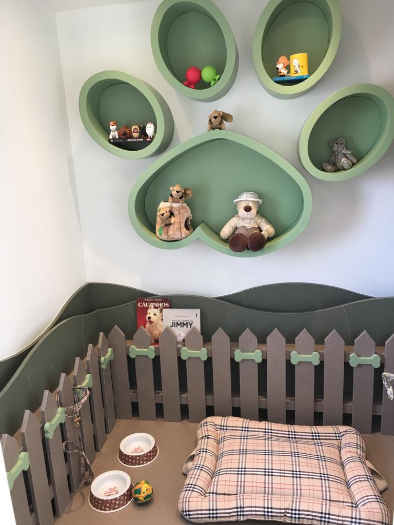 espaço pet em apartamento pequeno