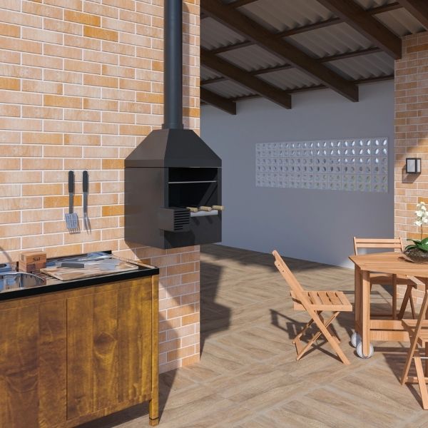 churrasqueira a gás para apartamento