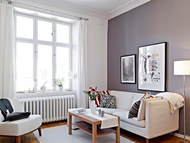 cores clássicas para apartamento pequeno