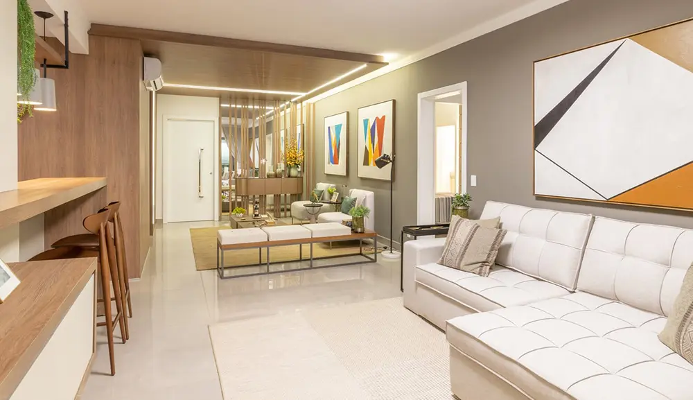 cores para apartamento pequeno moderno