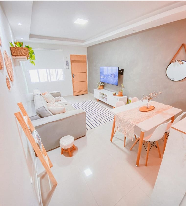 paleta de cores apartamento moderno 2026