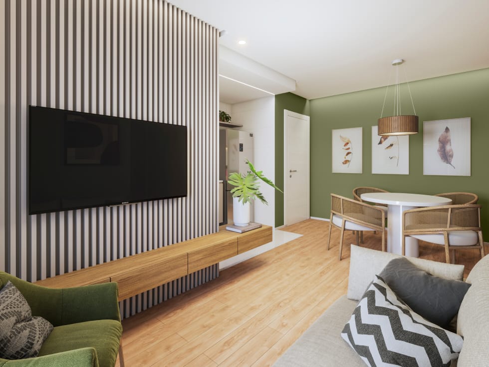 cores apartamento com muita luz