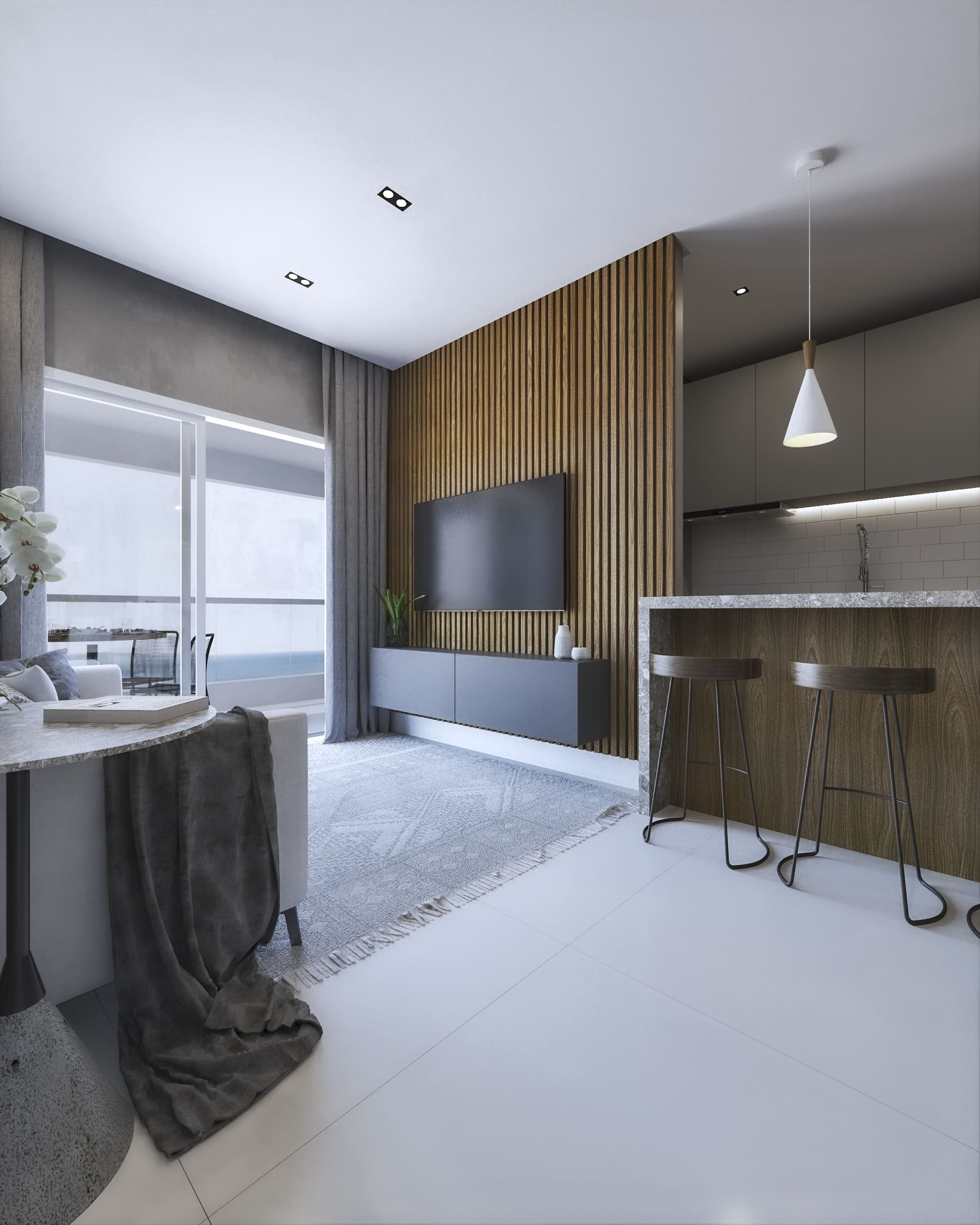 cores apartamento estilo luxo silencioso