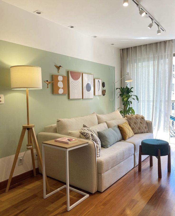 cores claras para apartamento pequeno