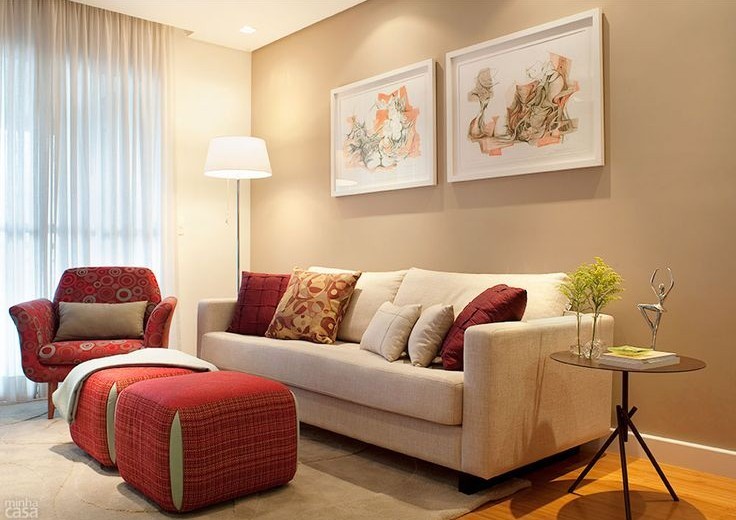 cinza claro na decoração de apartamento