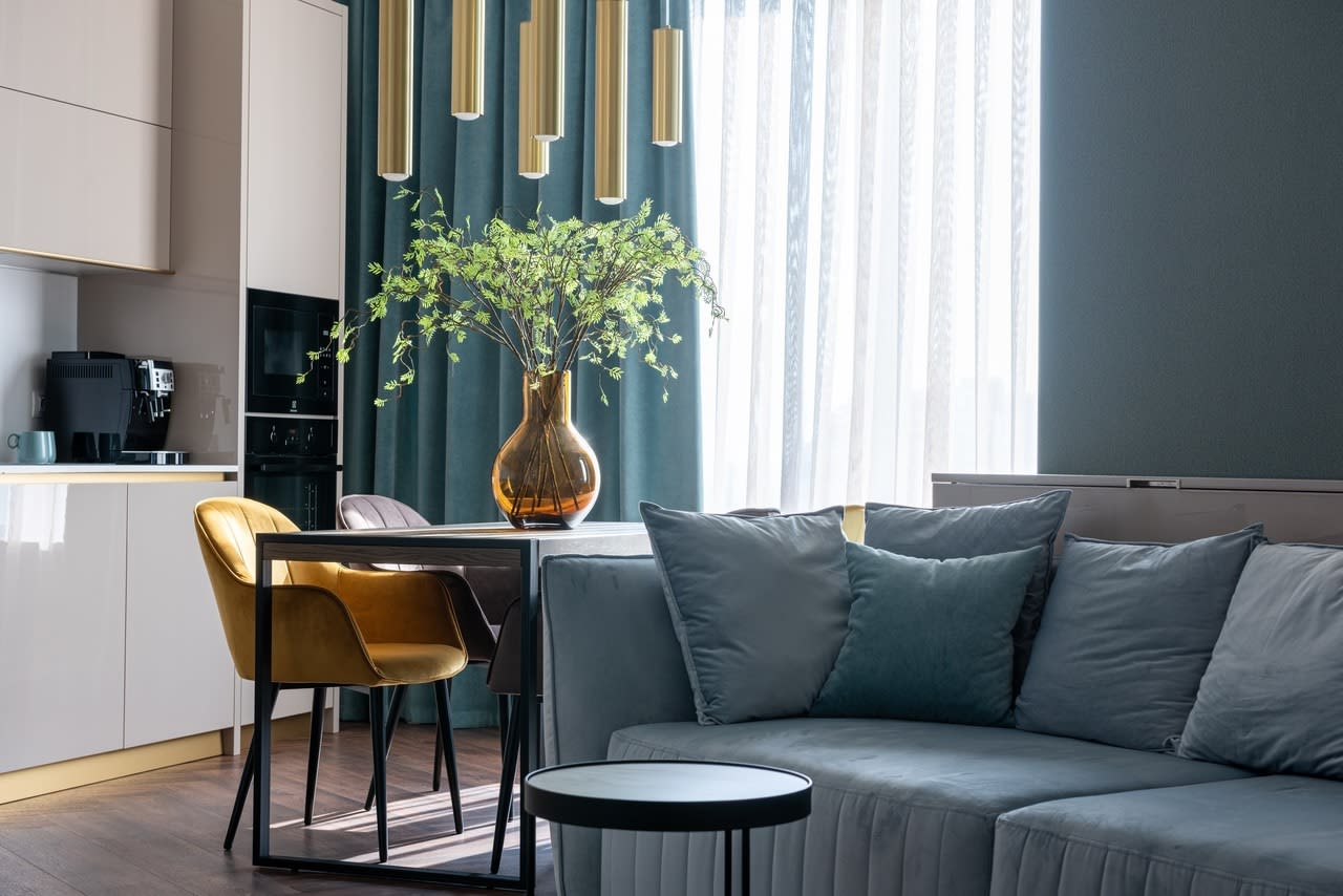 cores vibrantes para apartamento