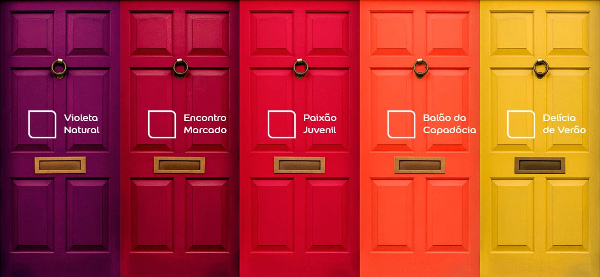 cores de porta interna para apartamento com muita luz