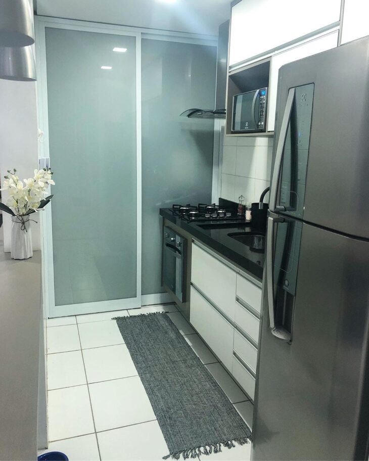 como dividir cozinha e lavanderia em apartamento