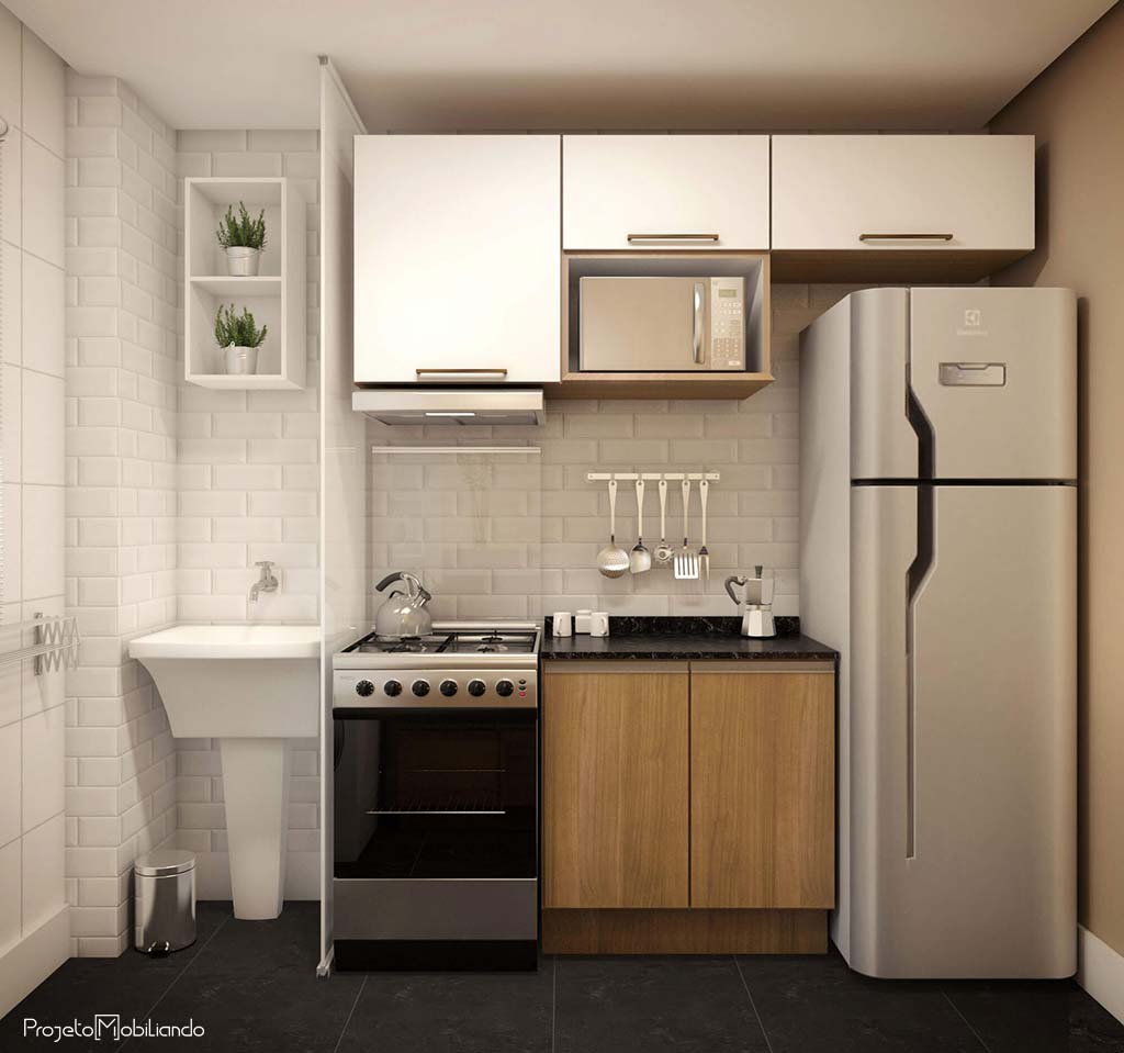 cores para cozinha pequena