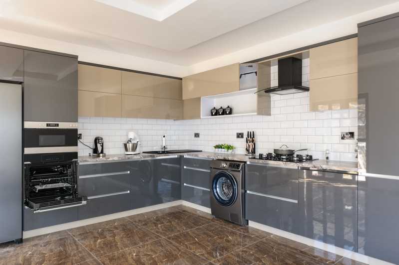 Cozinha planejada apartamento compacto