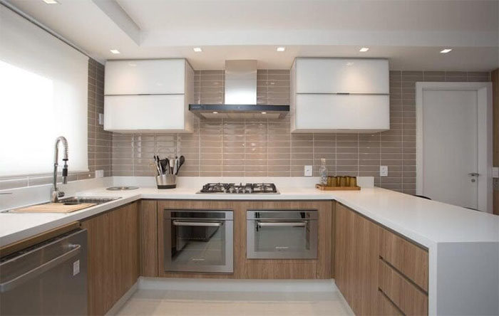 Cozinha planejada apartamento 40m²