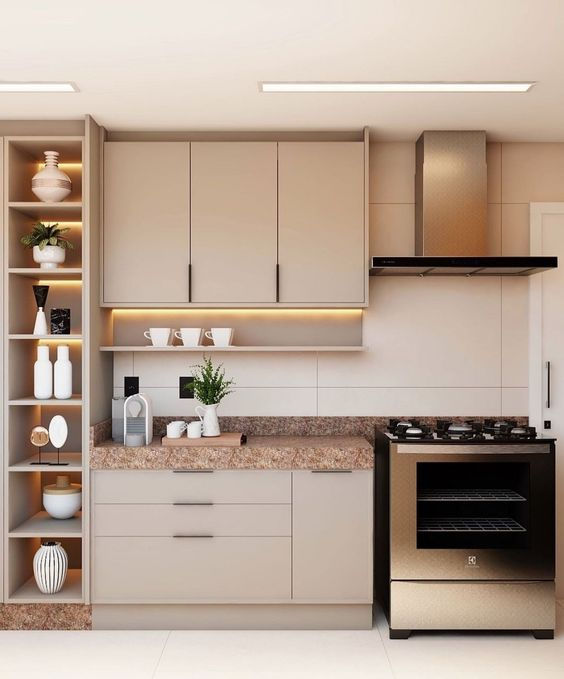 tendências cozinha planejada apartamento 2025