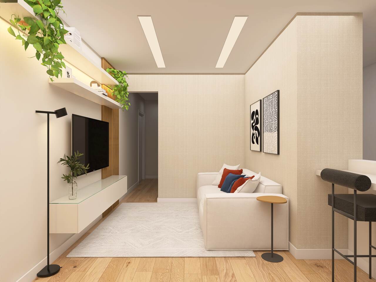 ideias decoração apartamento alugado barato