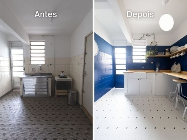 decoração apartamento alugado pequeno antes e depois