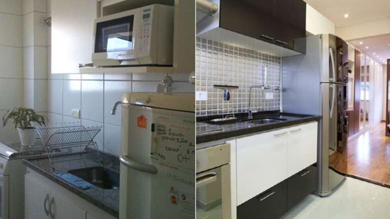 ideias decoração apartamento alugado antes e depois
