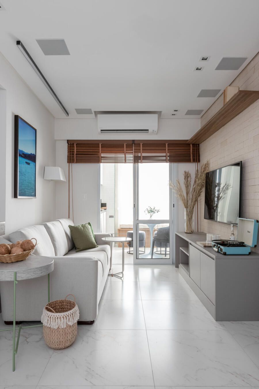 decoração apartamento pequeno praia