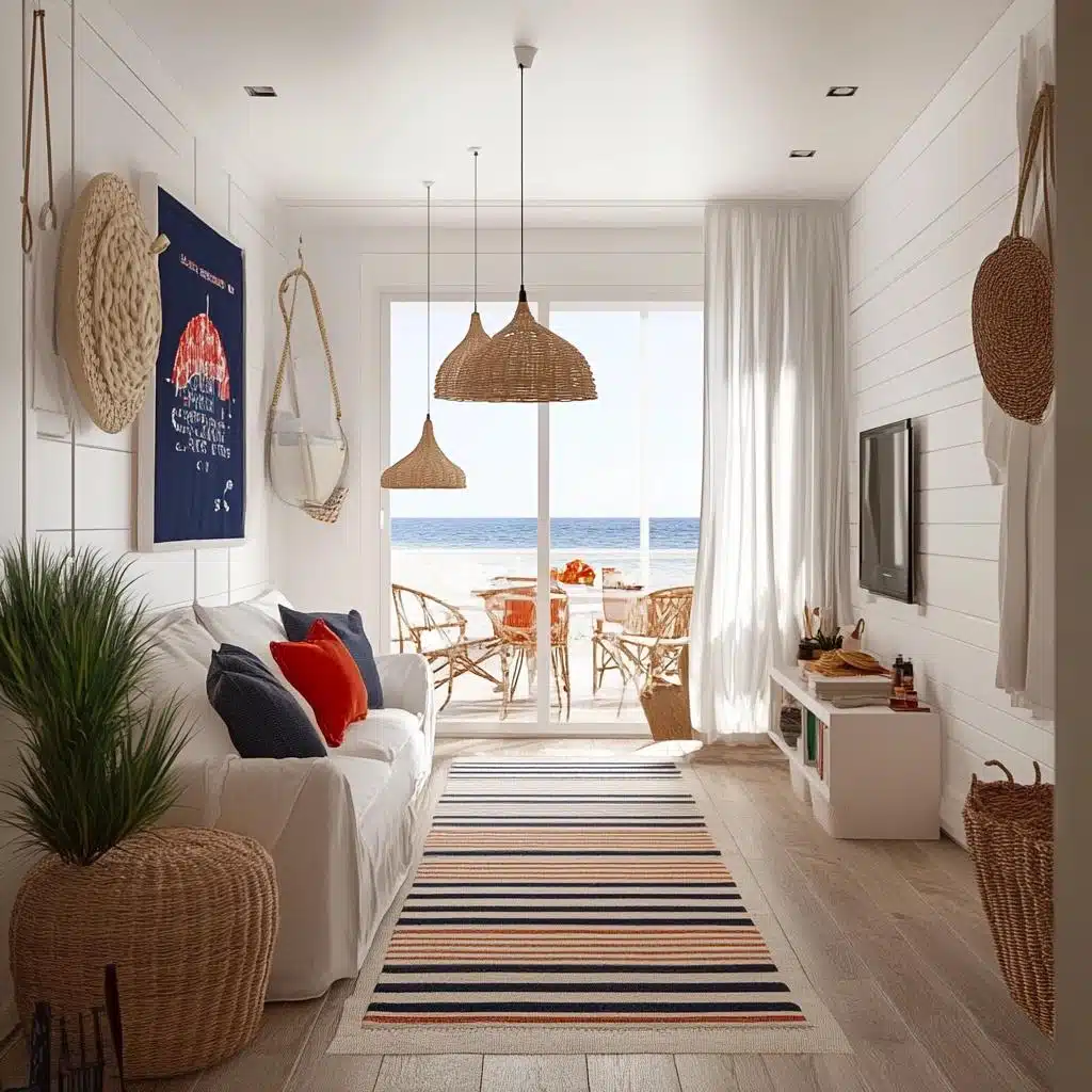 materiais para decoração de praia