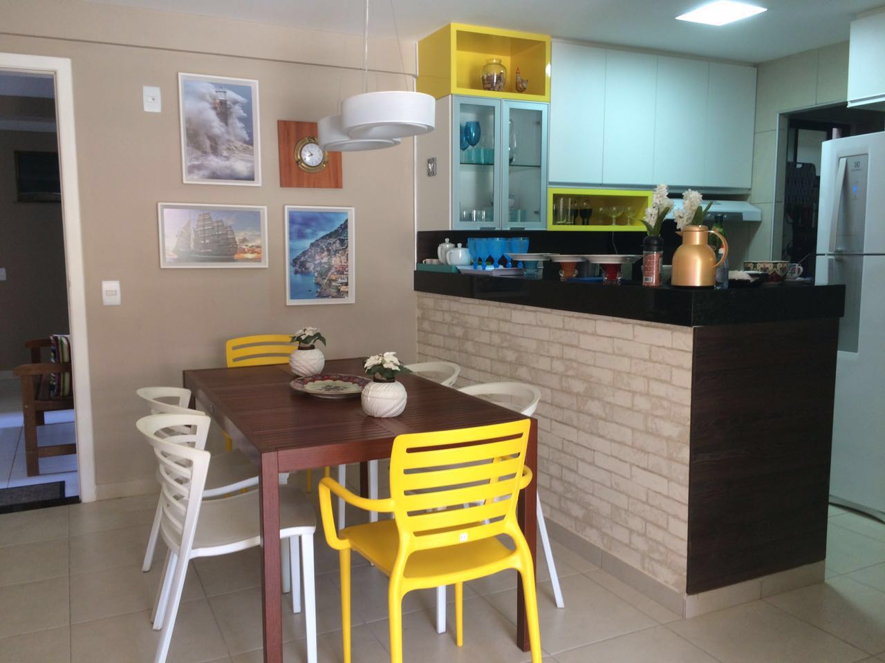 estilo rústico praia apartamento