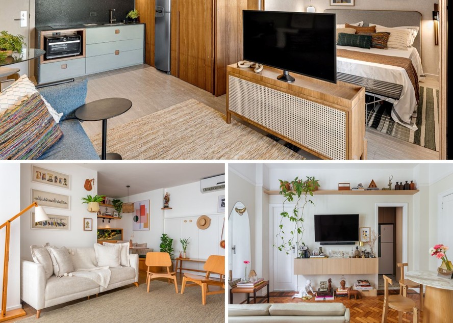 decoração apartamento pequeno simples e barato quarto
