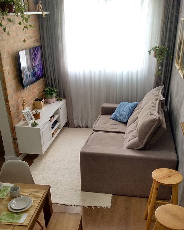 decoração apartamento pequeno simples e barato sala