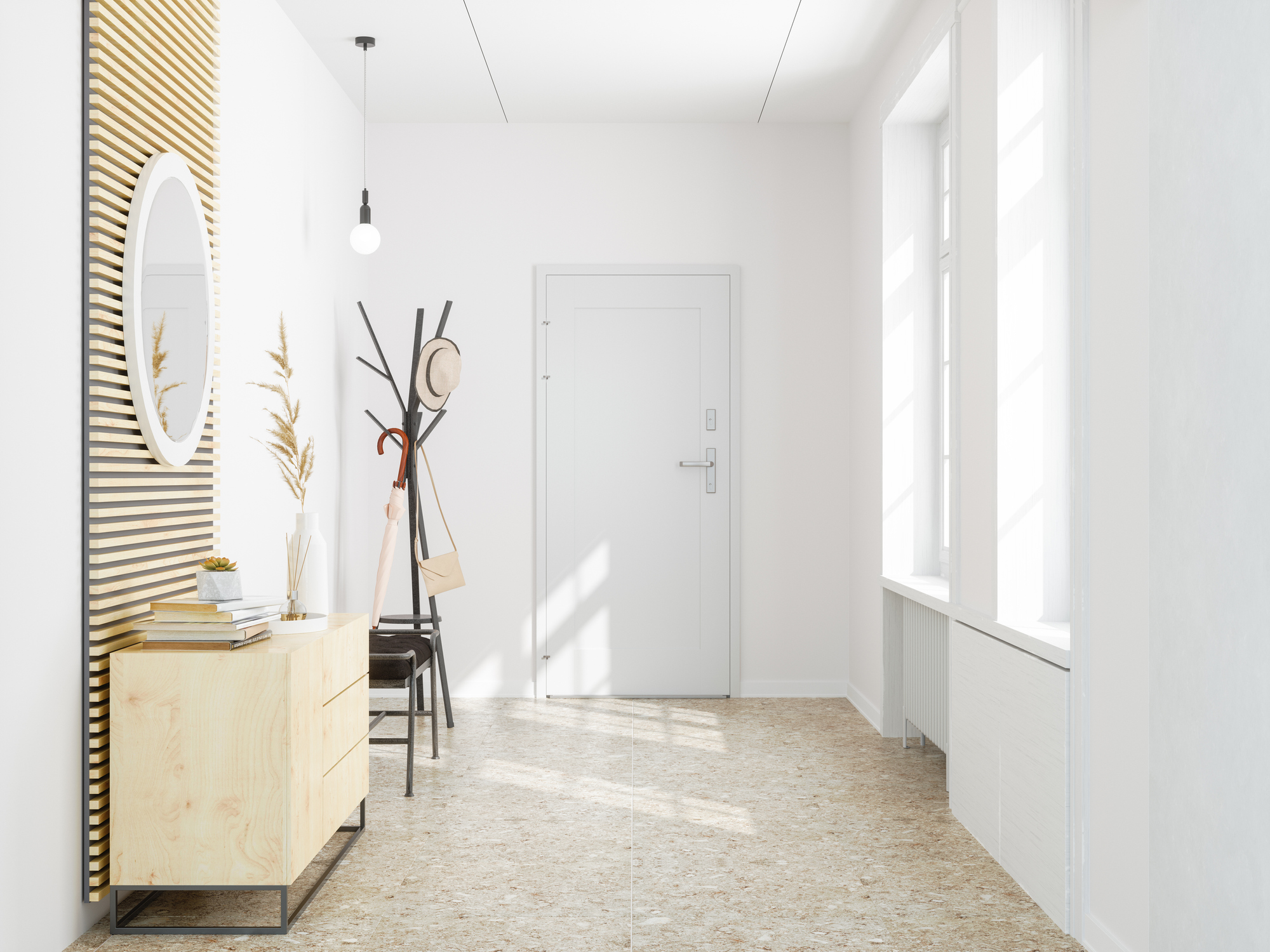 plantas para corredor de apartamento