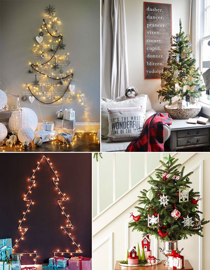 decoração de natal minimalista apartamento pequeno
