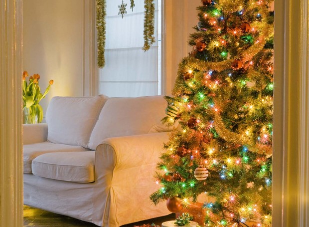 luzes de natal para apartamento pequeno