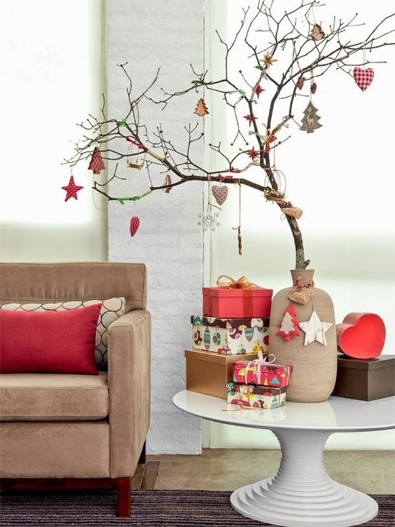 decoração de natal apartamento pequeno ideias
