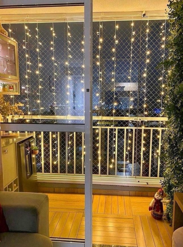 christmas balcony decorating ideas small apartment