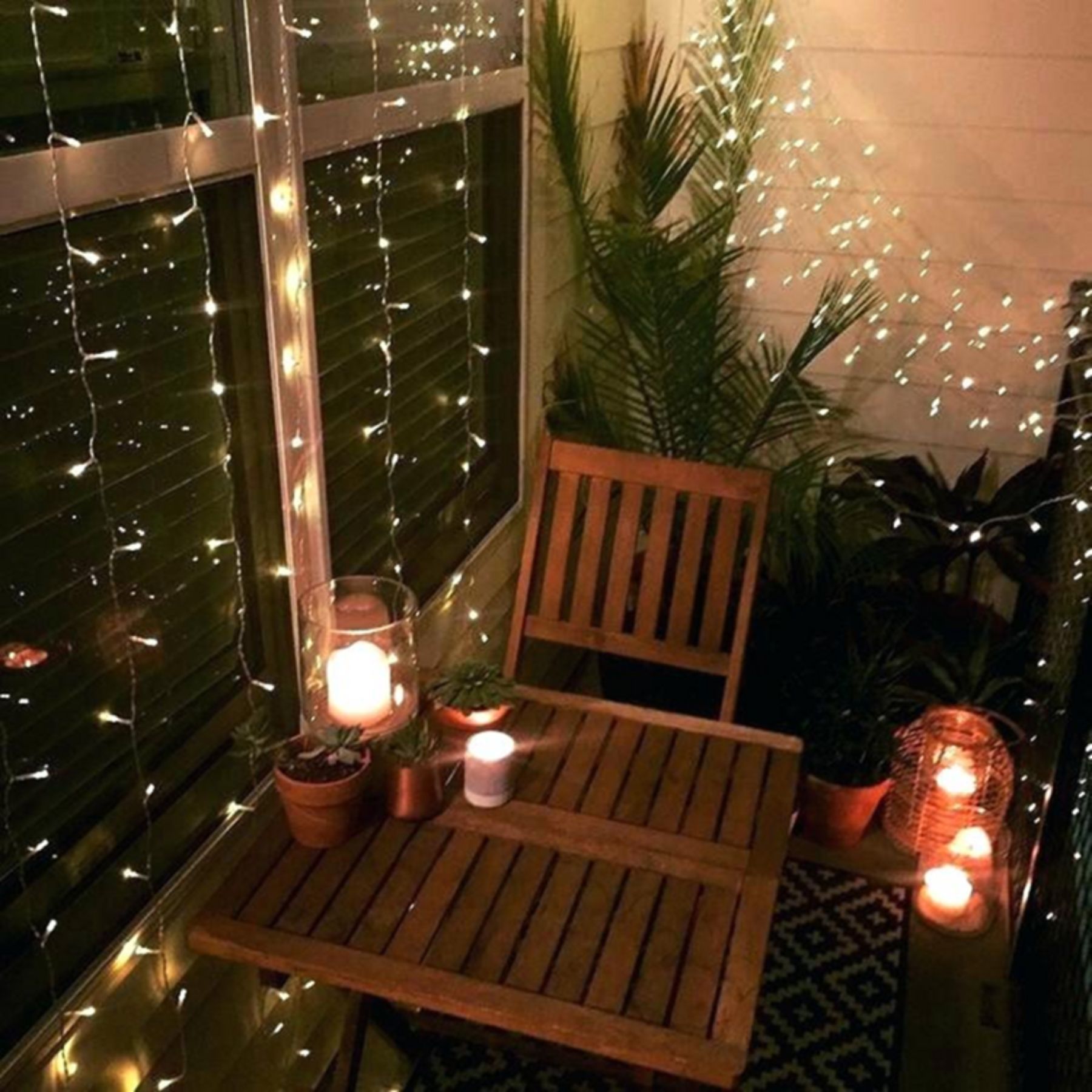 iluminação de natal para varanda de apartamento