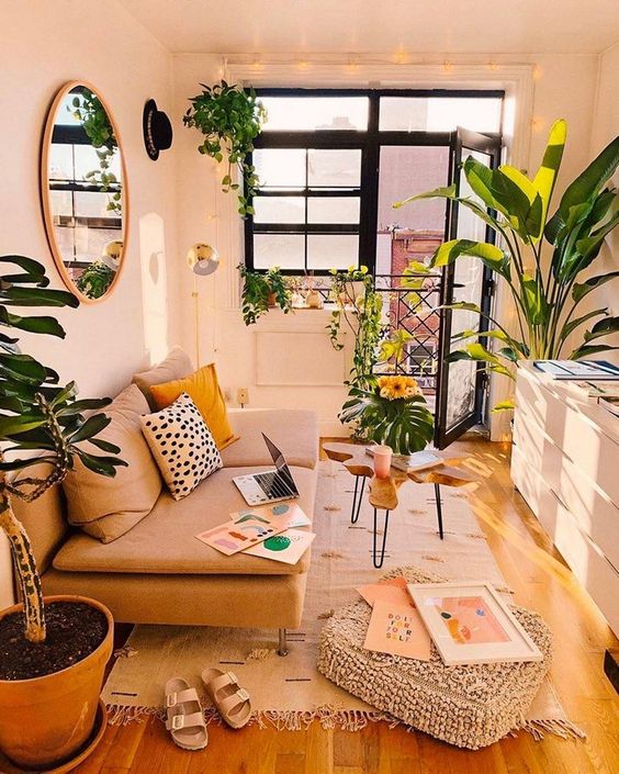 cores para sala pequena apartamento
