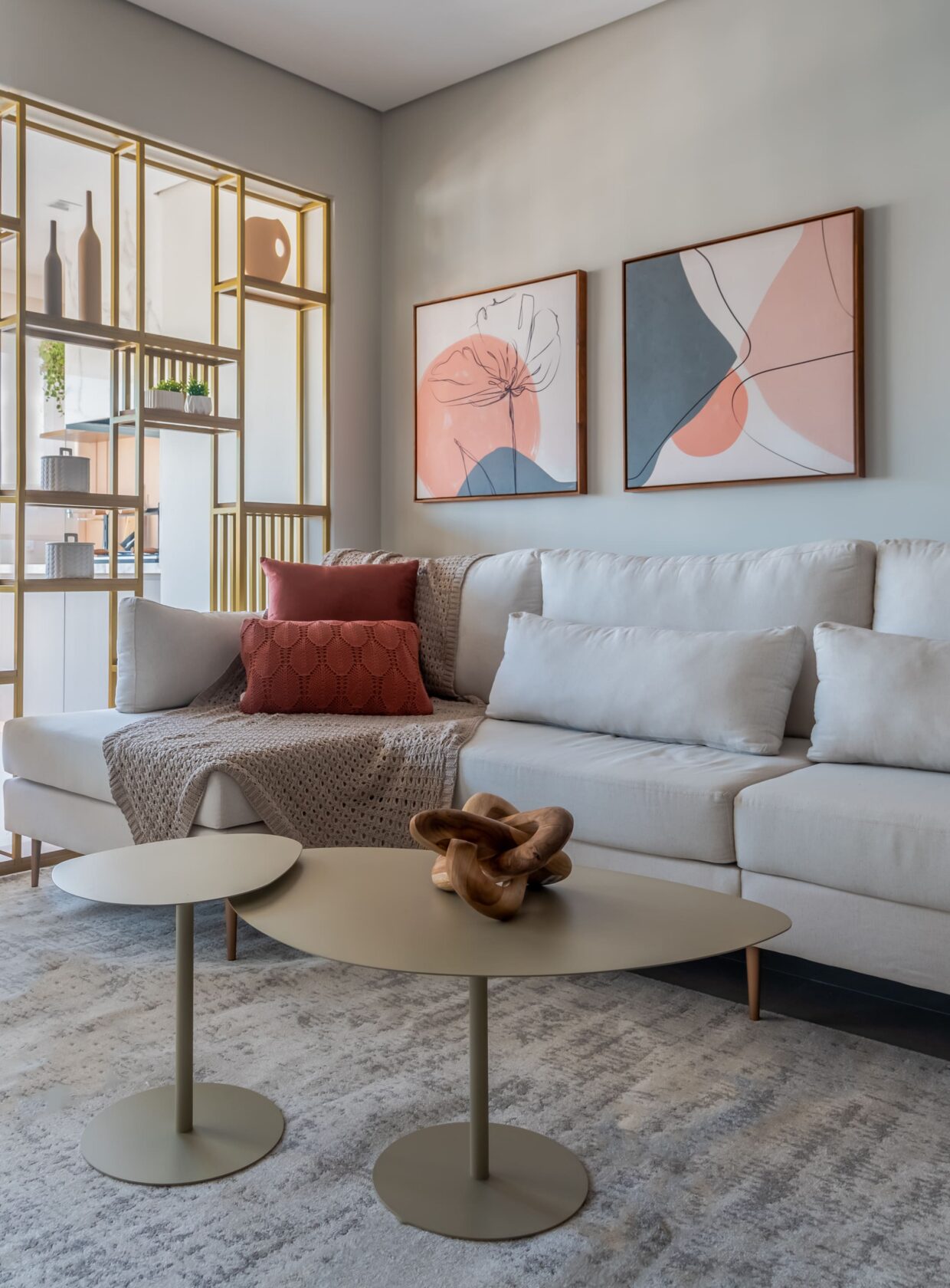 apartamento pequeno decoração sala