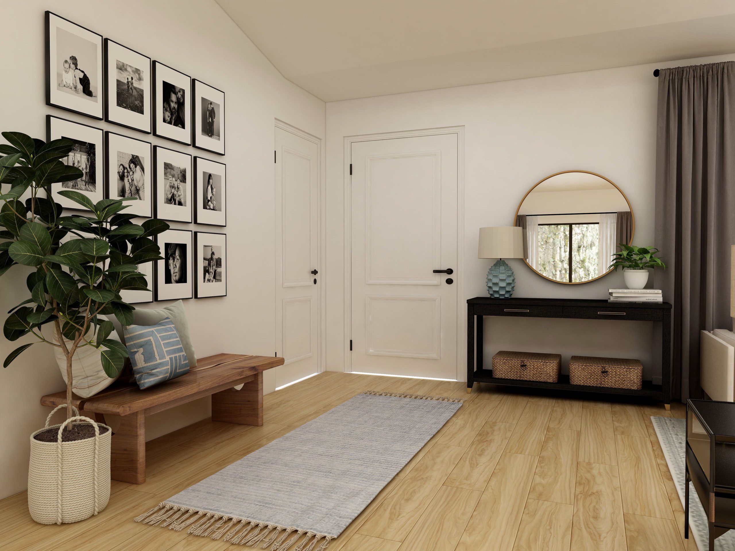 como decorar hall de entrada apartamento