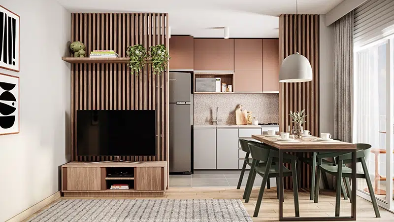 apartamento pequeno integrado