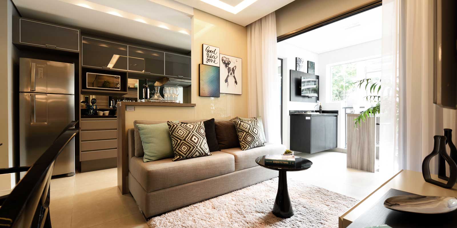 apartamento 2 quartos decoração funcional