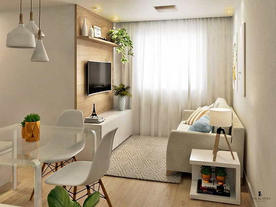dicas decoração apartamento pequeno 2 quartos