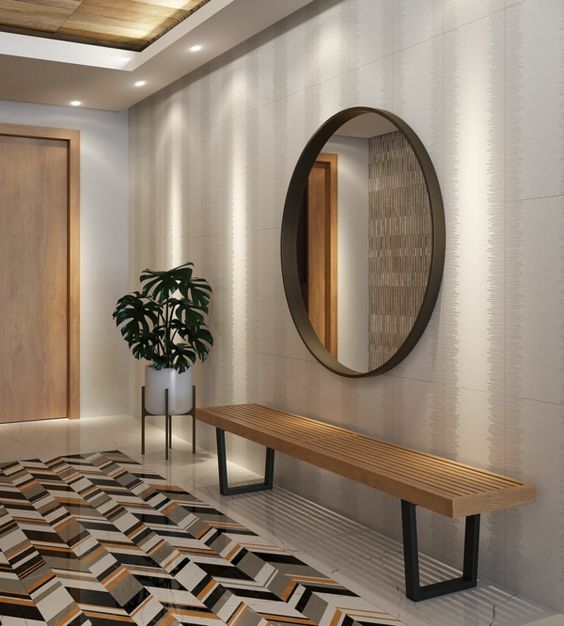 ideias decoração corredor apartamento pequeno