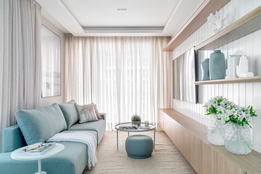 decoração praiana apartamento pequeno