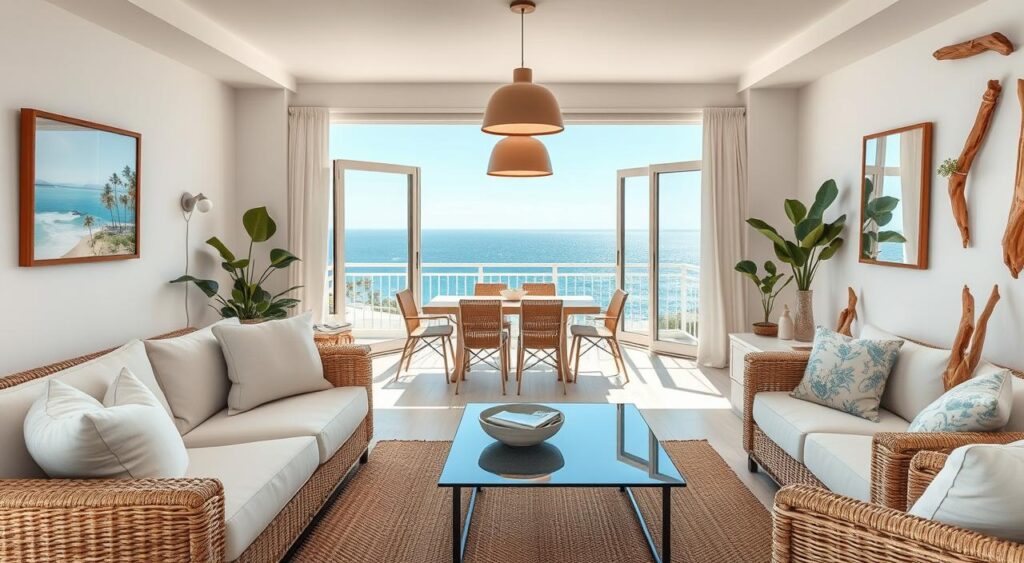 cores decoração praiana apartamento
