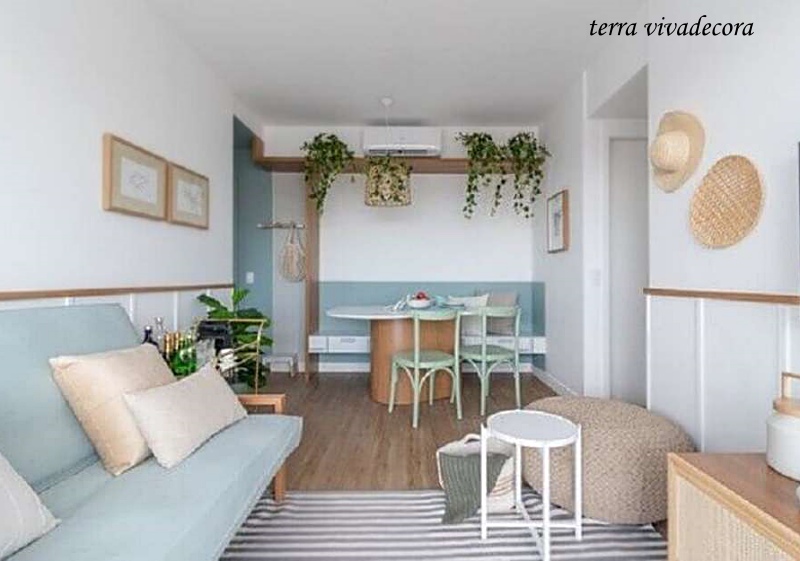 cores decoração praiana apartamento