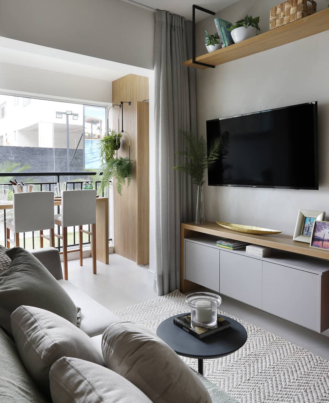 estilo boho sala apartamento