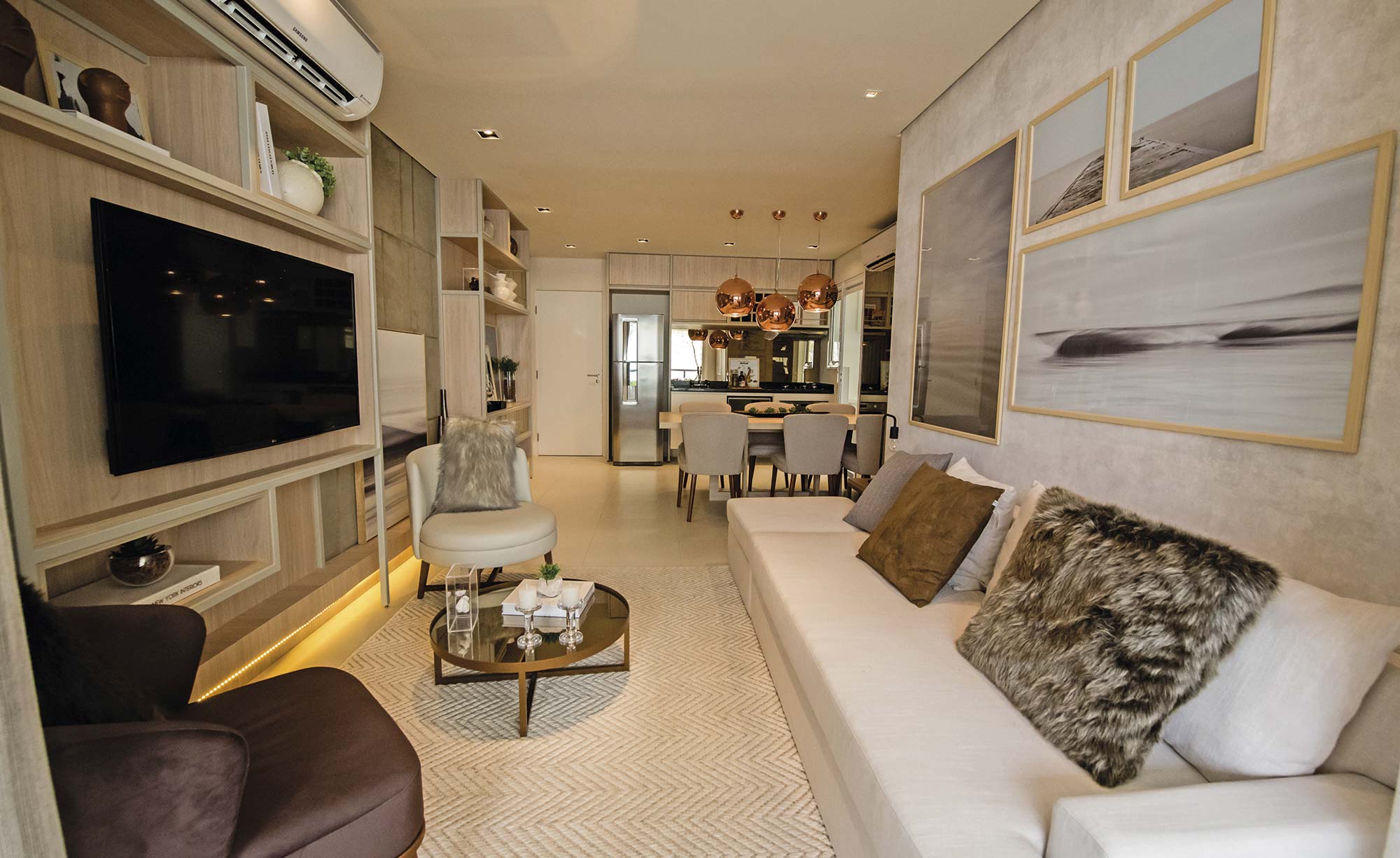 aproveitar espaço sala pequena apartamento