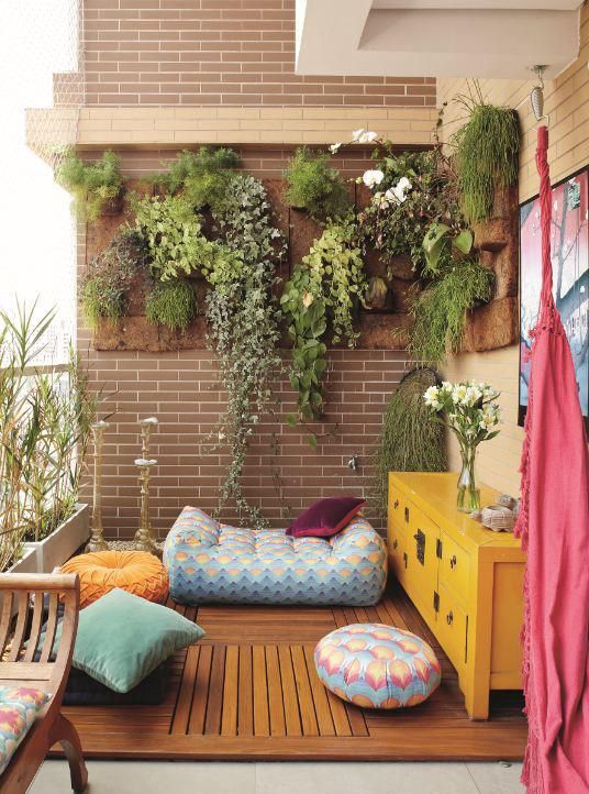 como decorar varanda pequena
