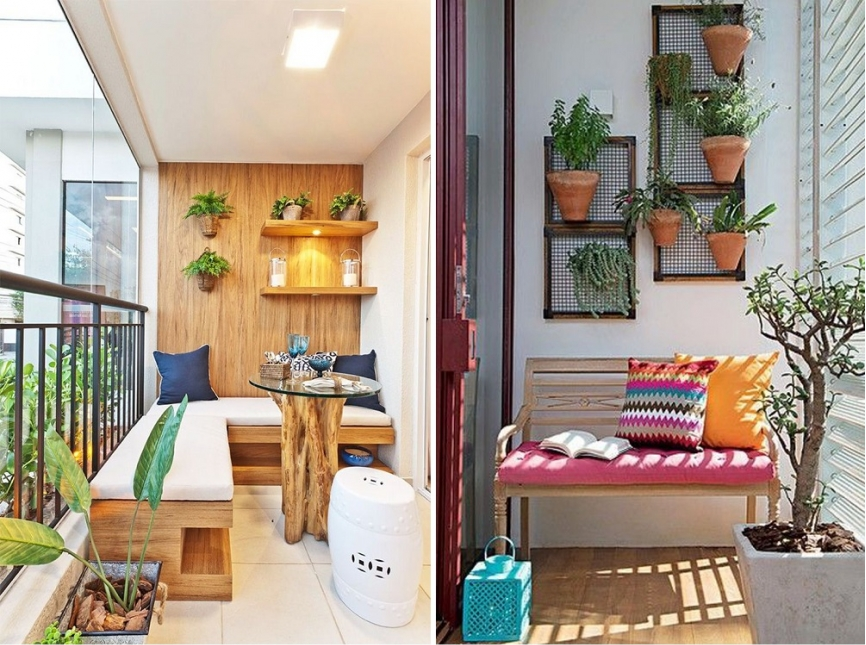 decoração varanda pequena apartamento ideias