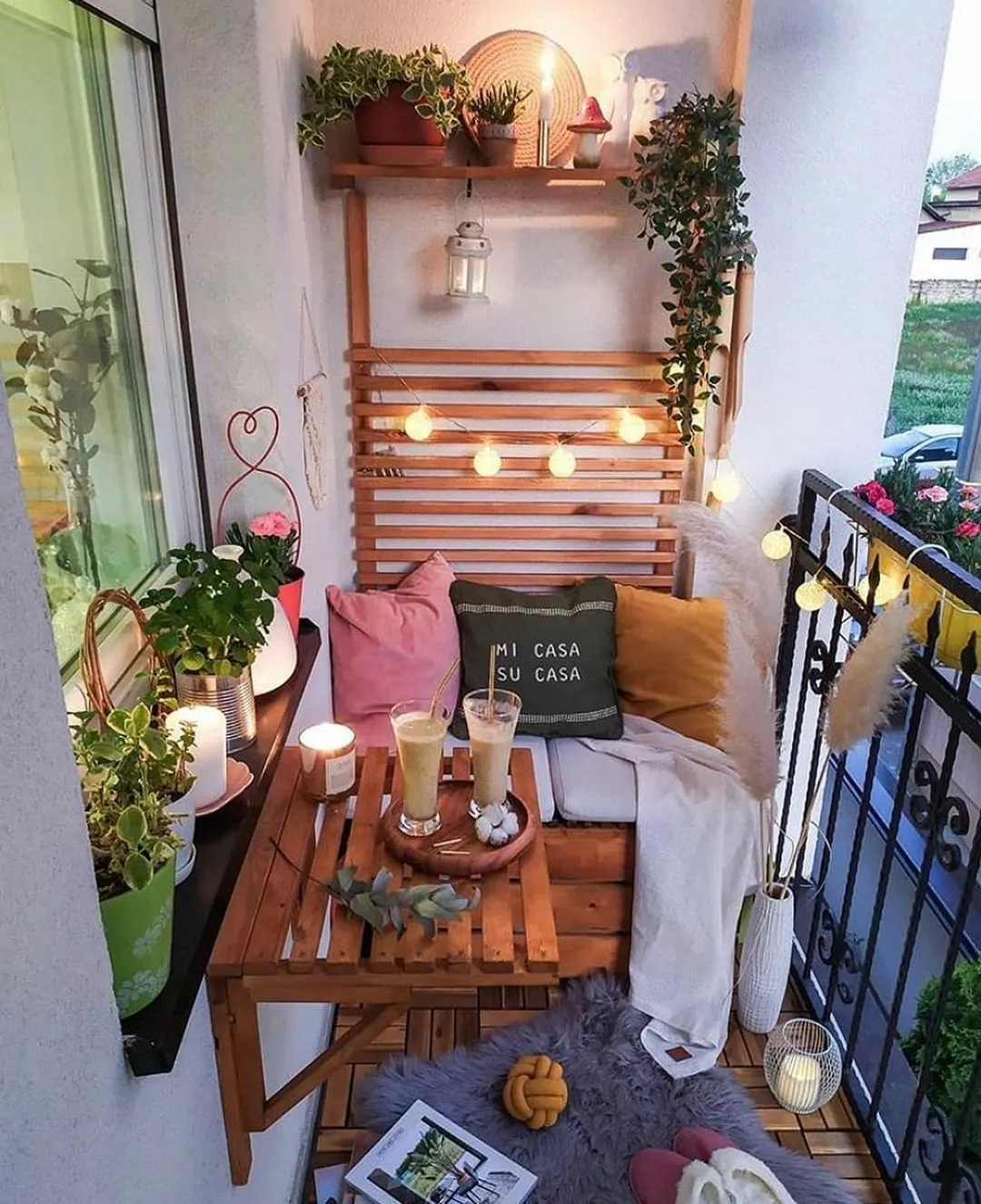 decoração varanda pequena apartamento ideias