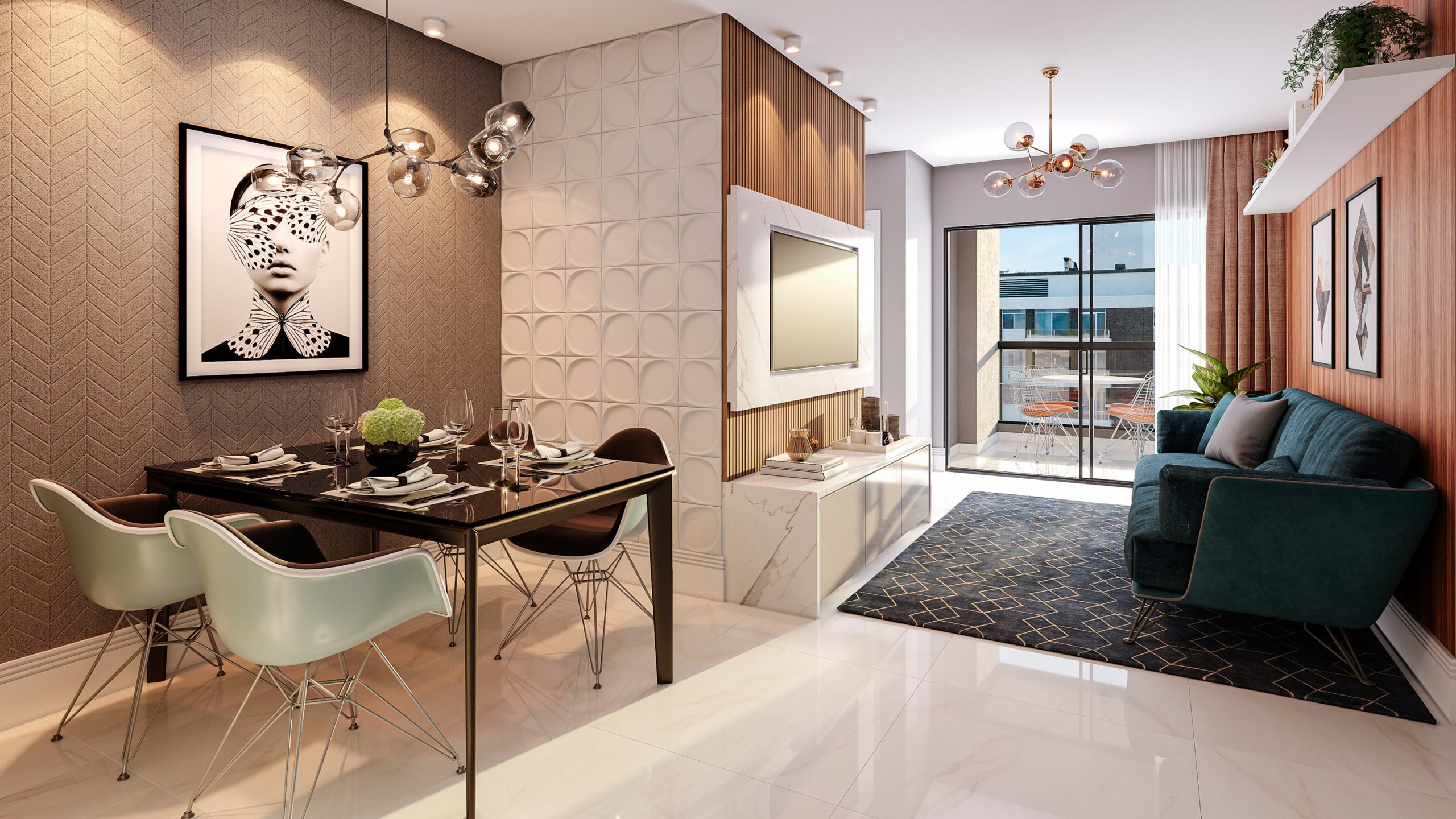 decorar apartamento com sala integrada